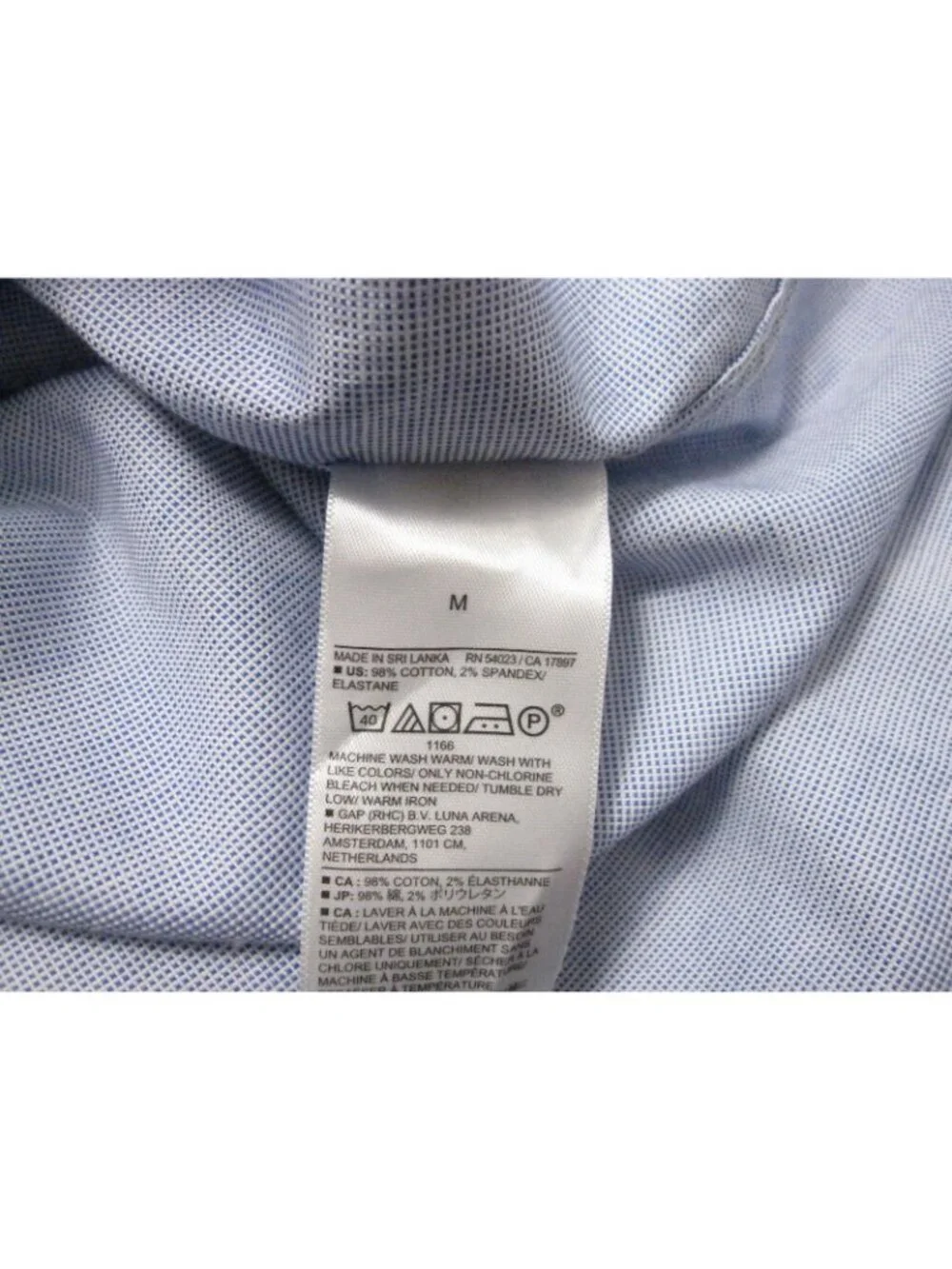 Banana Republic Slim Fit Shirt Men Sz M Preppy Business Casual Coastal (M261)